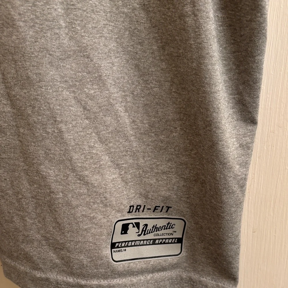 Nike Gray T-Shirt with Red 'Reds' Logo Size Large